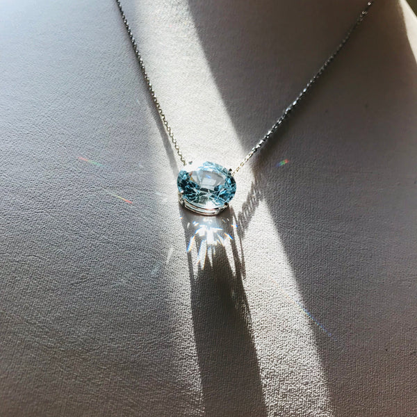 Aqua necklace