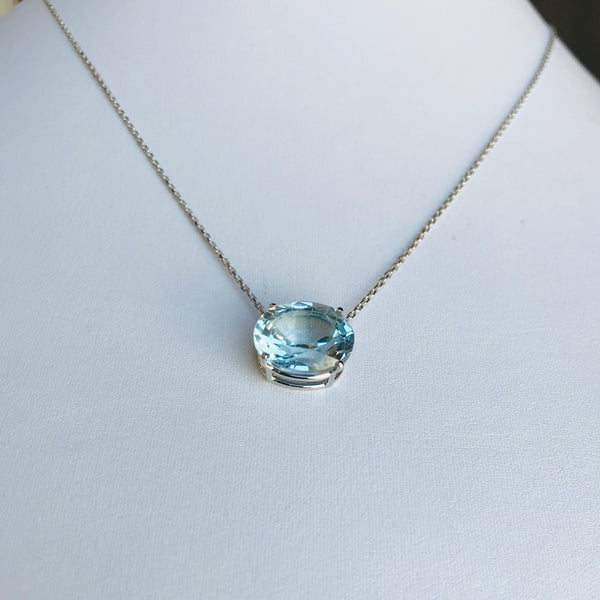 Aqua necklace