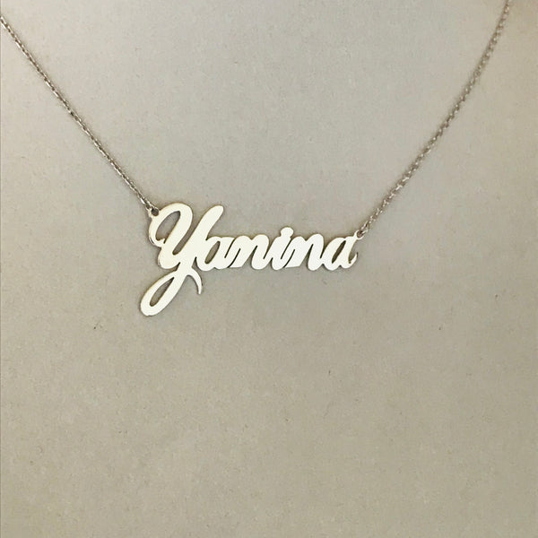 Personalised Arabic Calligraphy necklace and Classic names