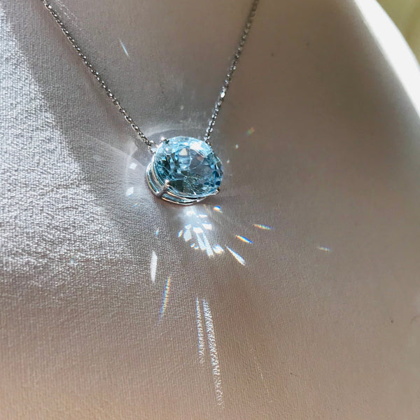 Aqua necklace