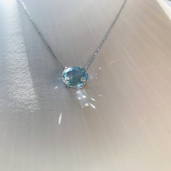 Aqua necklace