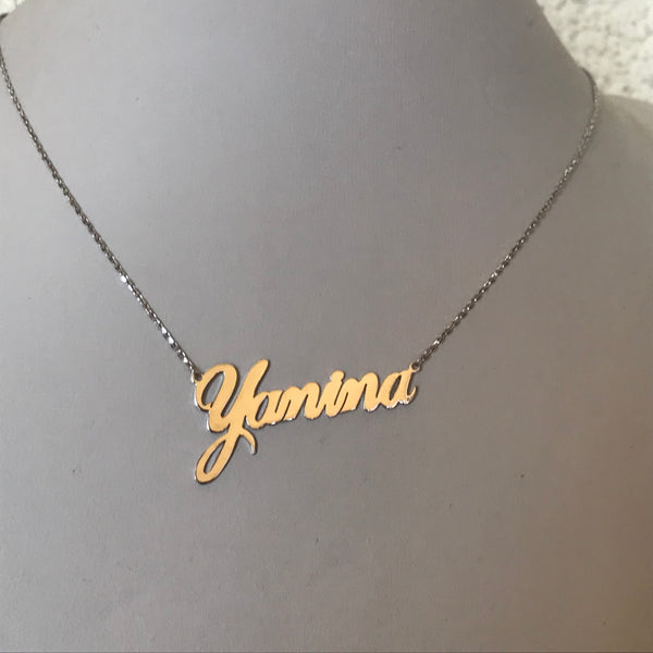 Personalised Arabic Calligraphy necklace and Classic names