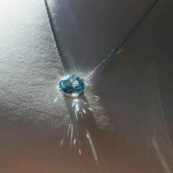 Aqua necklace