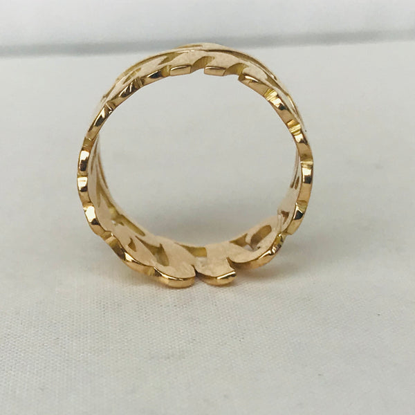 Latin Calligraphy Ring