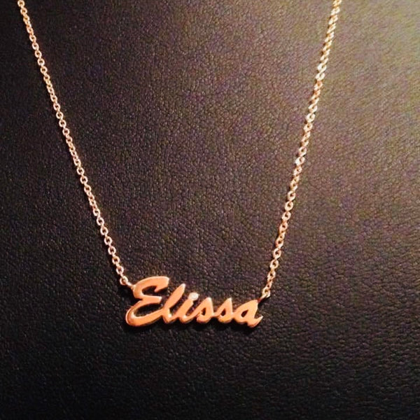 Personalised Arabic Calligraphy necklace and Classic names