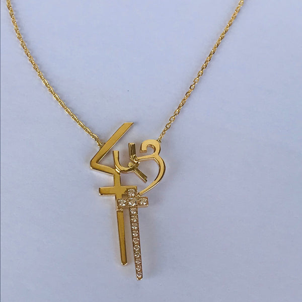 Armenian Calligraphy with Diamonds