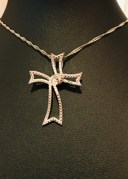 Twisted Cross pendant