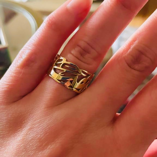 Arabic Calligraphy Ring
