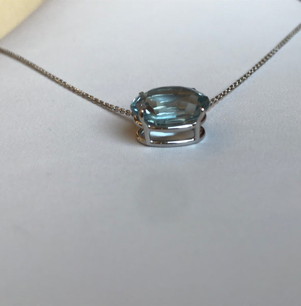 Aqua necklace