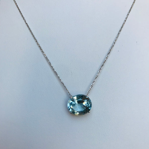Aqua necklace