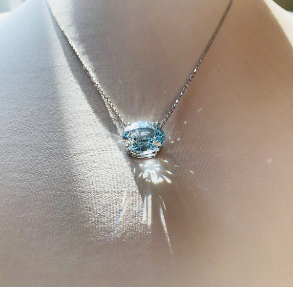 Aqua necklace