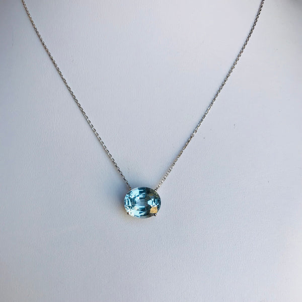 Aqua necklace