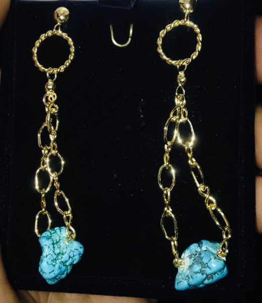 Turquoise Drop Earrings