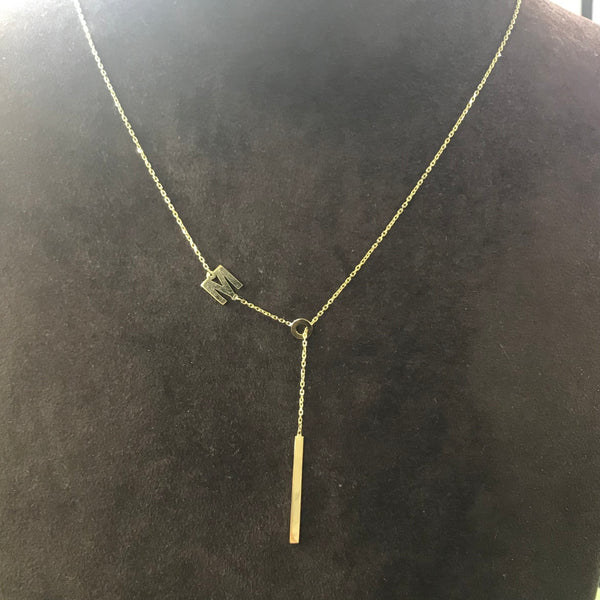 Initials with bar