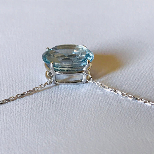 Aqua necklace