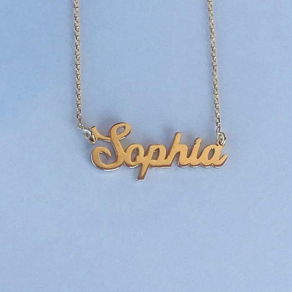 Personalised Arabic Calligraphy necklace and Classic names