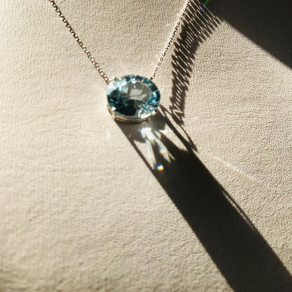 Aqua necklace