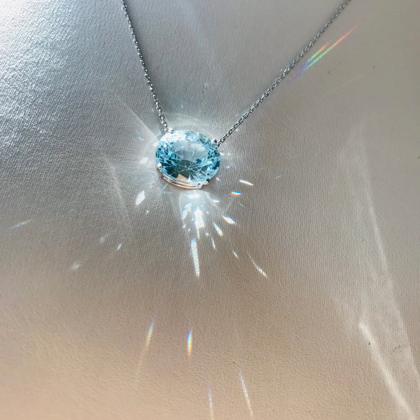 Aqua necklace