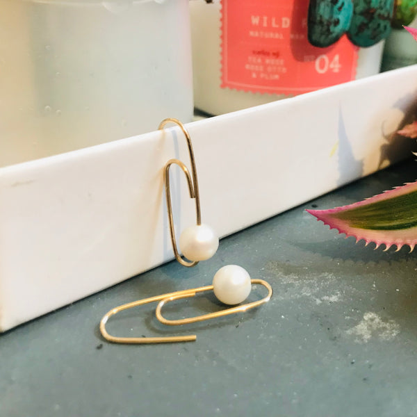 Paper Clip Earrings