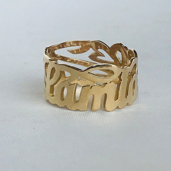 Latin Calligraphy Ring