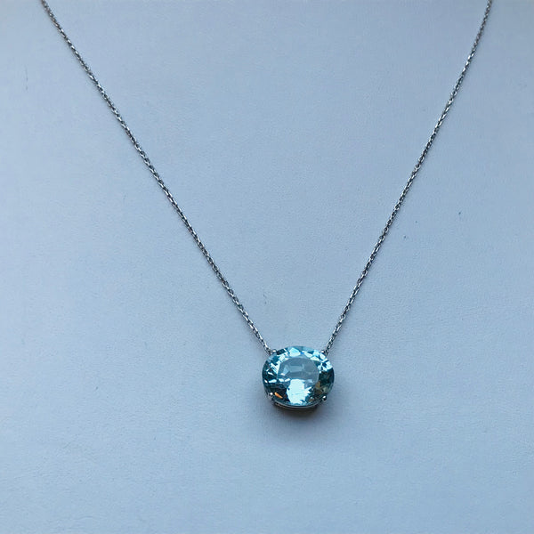 Aqua necklace