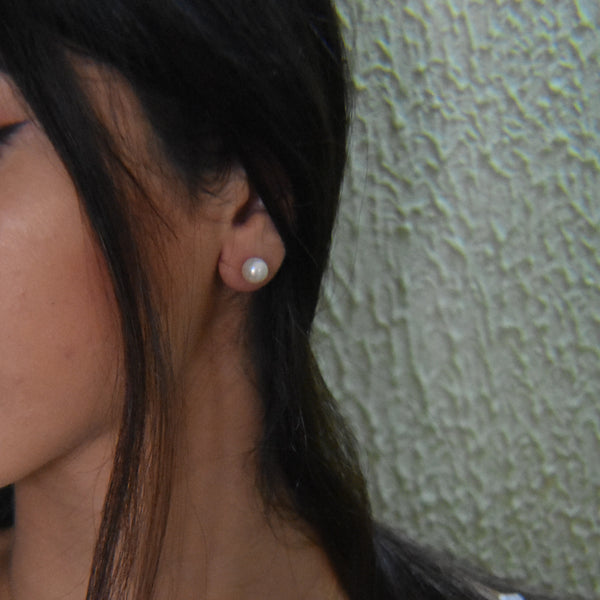 Pearl earrings