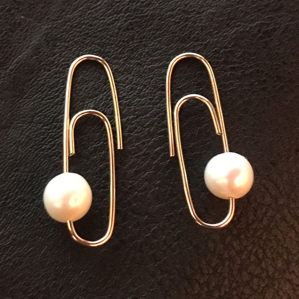 Paper Clip Earrings