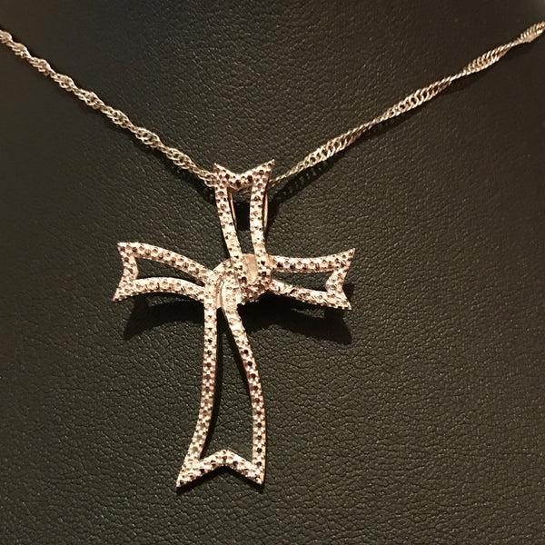 Twisted Cross pendant