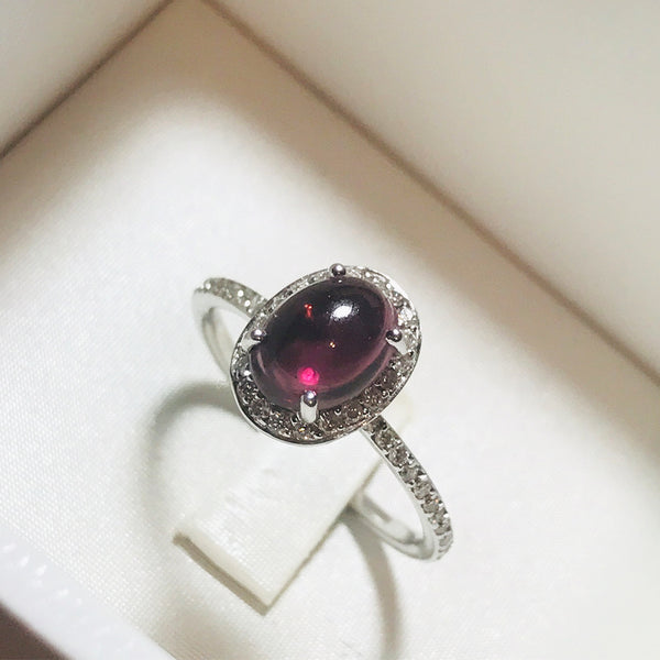 Ruby Cabochon Ring