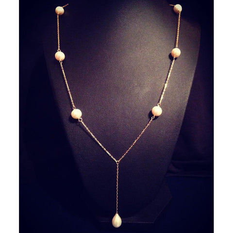 Classic Drop Pearl Necklace