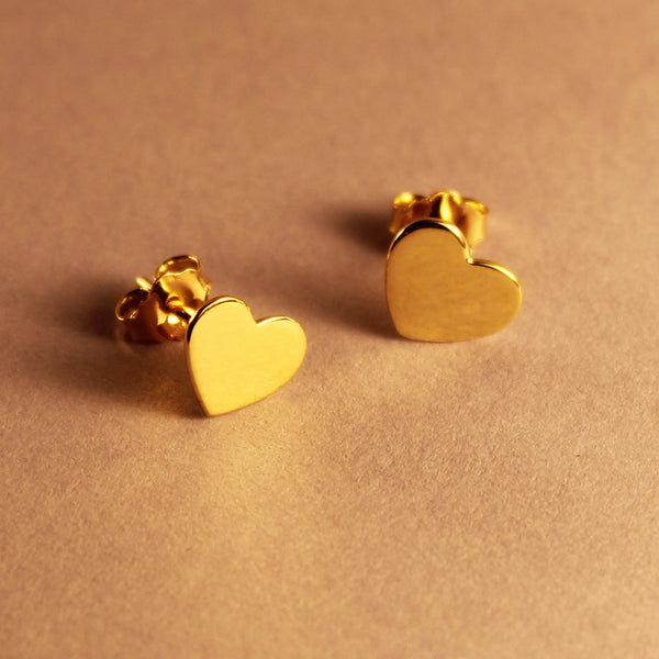 Heart Stud Earrings