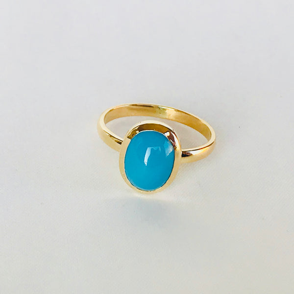 Oval Turquoise Ring