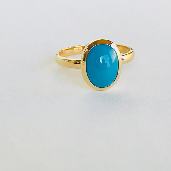 Oval Turquoise Ring