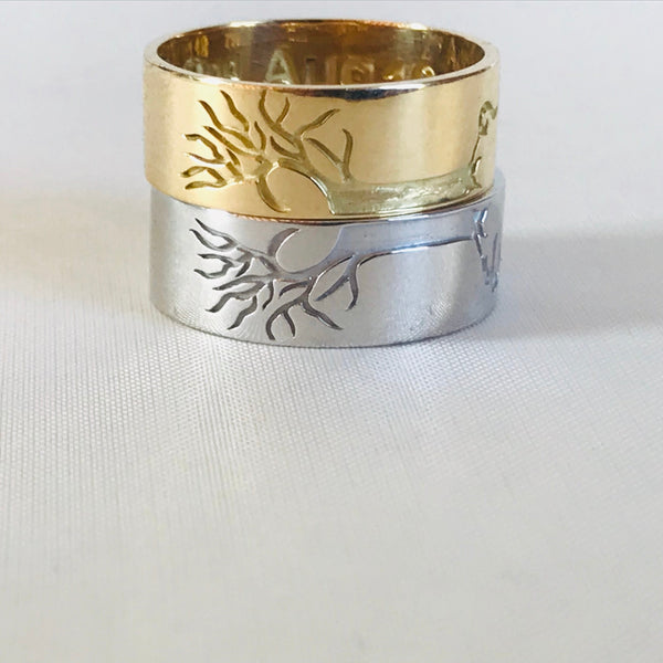 Tree of life Wedding ring