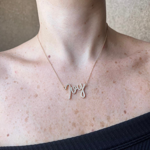 Ivy Diamond Name Necklace