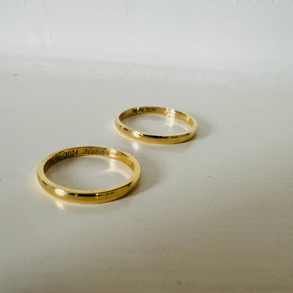 Simple wedding ring