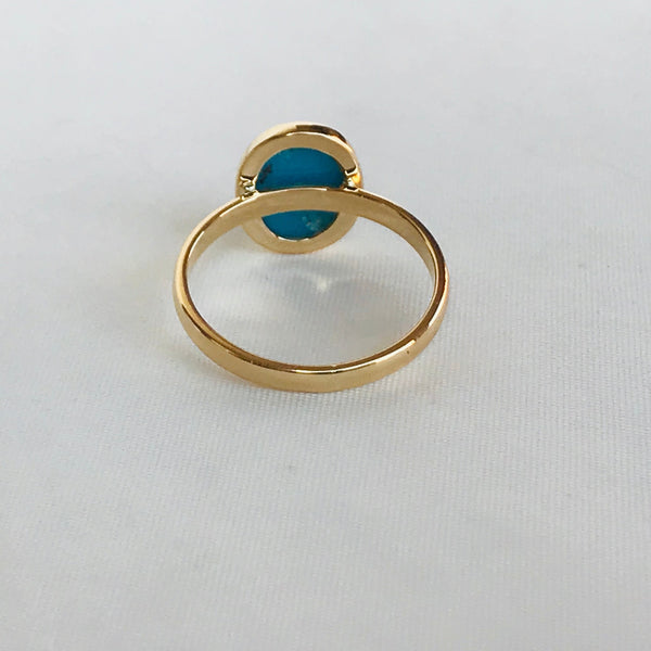 Oval Turquoise Ring