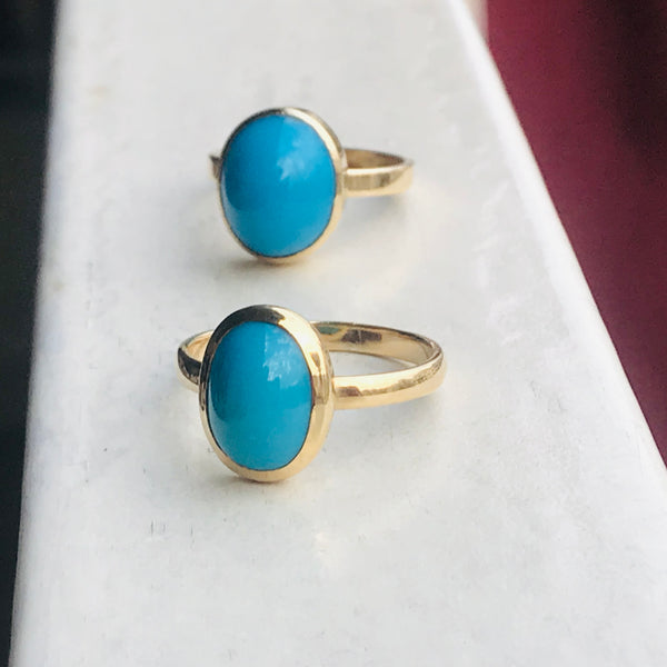 Oval Turquoise Ring