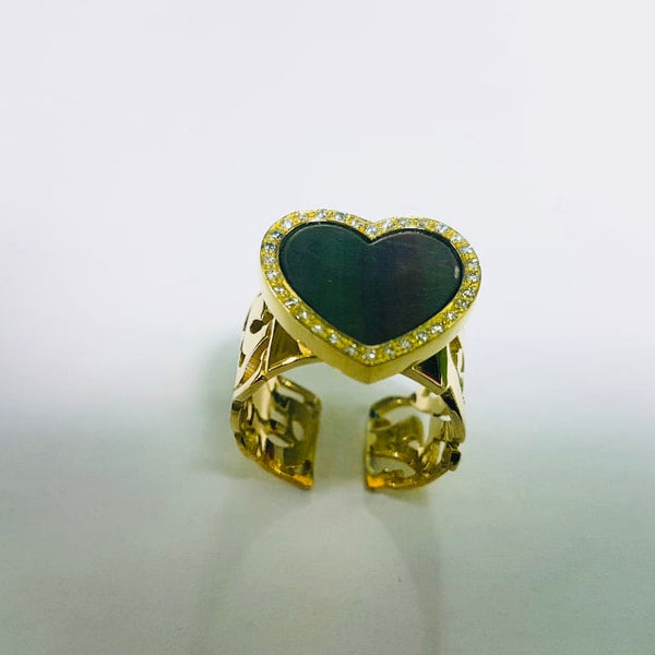 Heart Calligraphy Ring