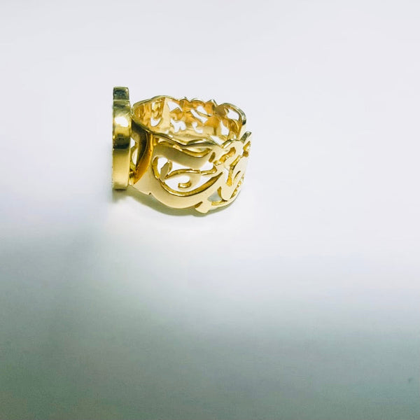 Heart Calligraphy Ring