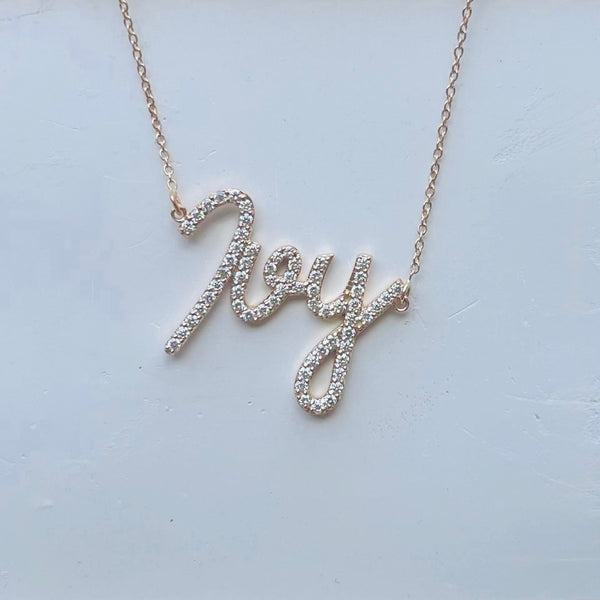 Ivy Diamond Name Necklace