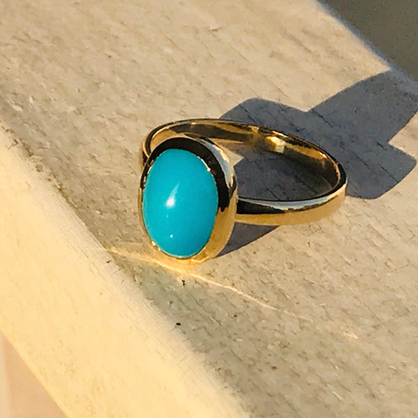 Oval Turquoise Ring