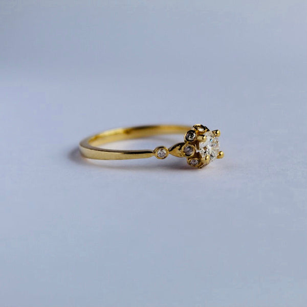 Diamond Sharnel ring