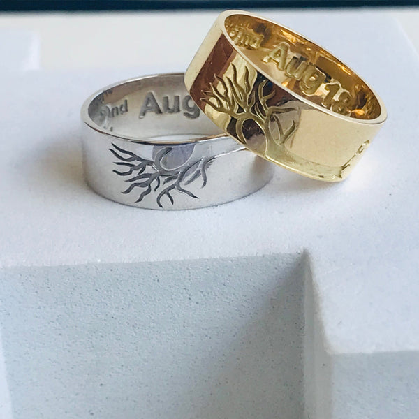 Tree of life Wedding ring