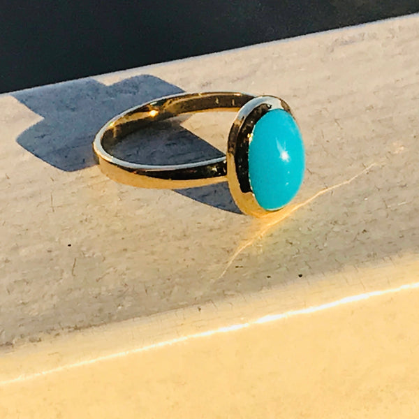 Oval Turquoise Ring