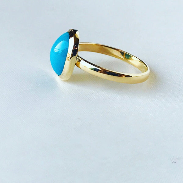 Oval Turquoise Ring