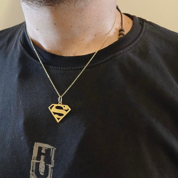 Superman Pendant  ( Medium size )