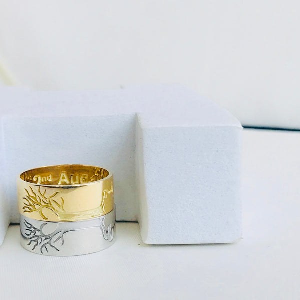 Tree of life Wedding ring