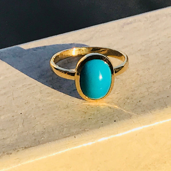Oval Turquoise Ring