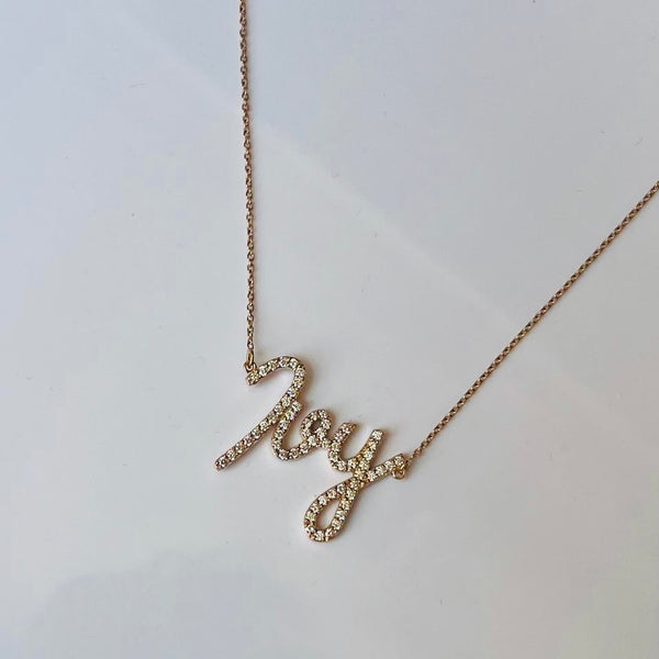 Ivy Diamond Name Necklace